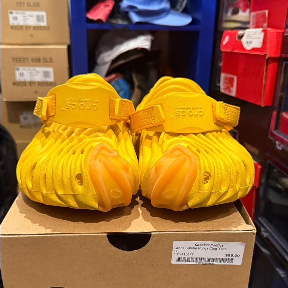 CROCS Kids Vibrant Yellow Water Shoes